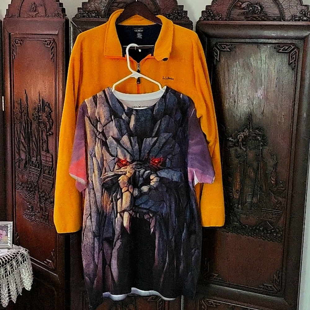 This is a 2 piece lot…  L L bean jacket and shirt.